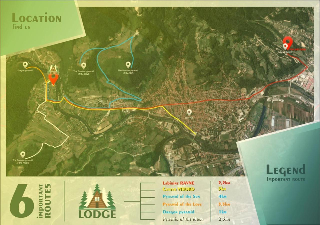 Lodge Zbilje Visoko, Bosnian Pyramids Екстер'єр фото
